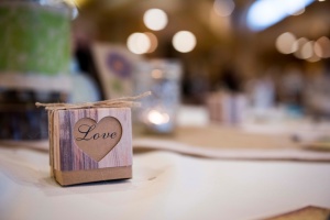 wedding reception details love box of candy